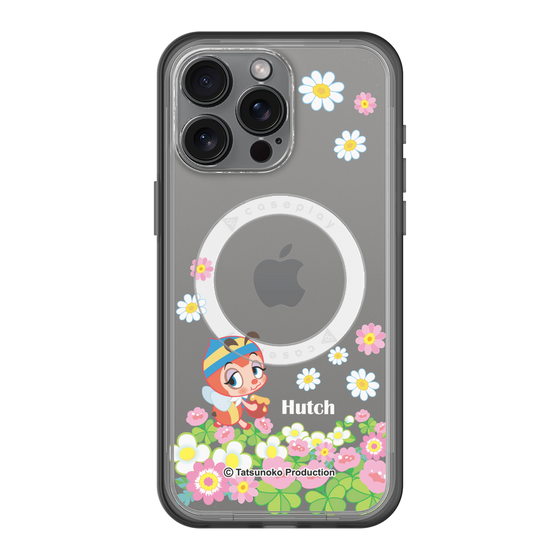 スリムプロテクションプレミアムケース with MagSafe［ 昆虫物語 みなしごハッチ - 花 ］