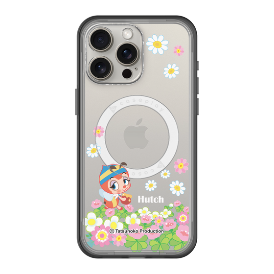 スリムプロテクションプレミアムケース with MagSafe［ 昆虫物語 みなしごハッチ - 花 ］