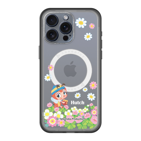 スリムプロテクションプレミアムケース with MagSafe［ 昆虫物語 みなしごハッチ - 花 ］