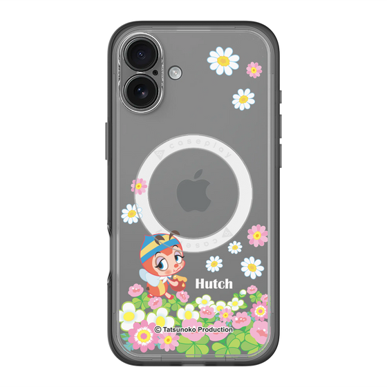 スリムプロテクションプレミアムケース with MagSafe［ 昆虫物語 みなしごハッチ - 花 ］