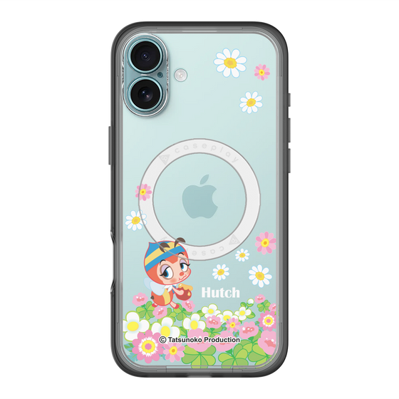 スリムプロテクションプレミアムケース with MagSafe［ 昆虫物語 みなしごハッチ - 花 ］