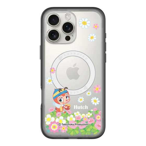 スリムプロテクションプレミアムケース with MagSafe［ 昆虫物語 みなしごハッチ - 花 ］