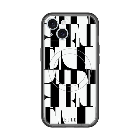 スリムプロテクションプレミアムケース with MagSafe［ ELLE - カットロゴ ］