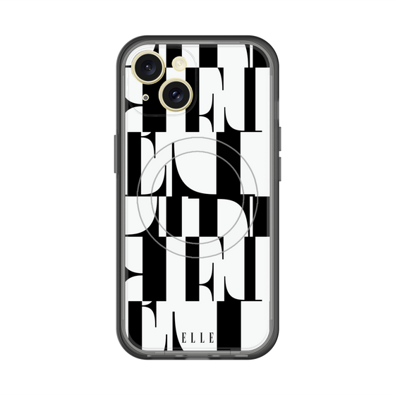 スリムプロテクションプレミアムケース with MagSafe［ ELLE - カットロゴ ］