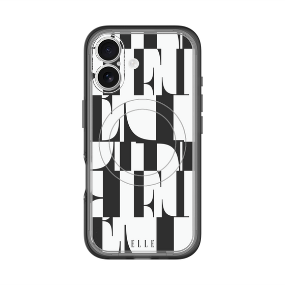 スリムプロテクションプレミアムケース with MagSafe［ ELLE - カットロゴ ］