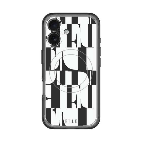 スリムプロテクションプレミアムケース with MagSafe［ ELLE - カットロゴ ］