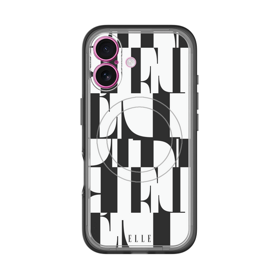 スリムプロテクションプレミアムケース with MagSafe［ ELLE - カットロゴ ］