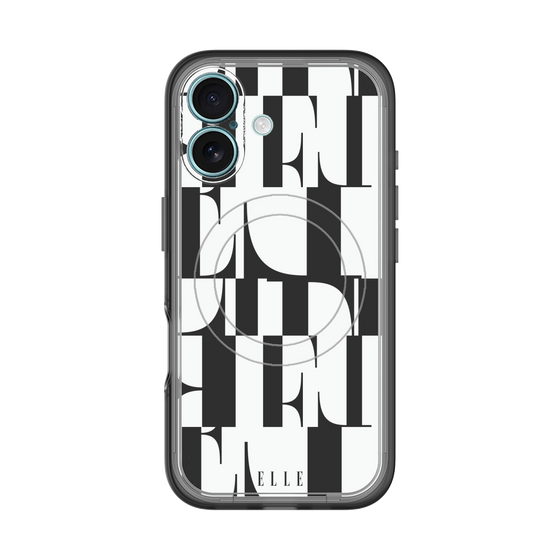 スリムプロテクションプレミアムケース with MagSafe［ ELLE - カットロゴ ］