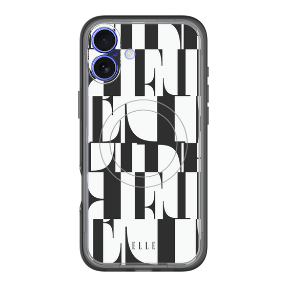 スリムプロテクションプレミアムケース with MagSafe［ ELLE - カットロゴ ］