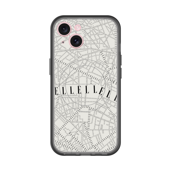 スリムプロテクションプレミアムケース with MagSafe［ ELLE - マップ ］
