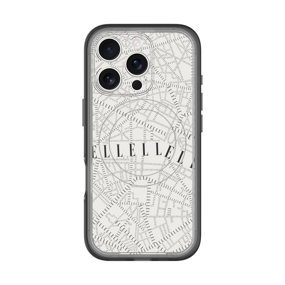 スリムプロテクションプレミアムケース with MagSafe［ ELLE - マップ ］