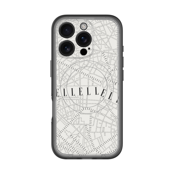 スリムプロテクションプレミアムケース with MagSafe［ ELLE - マップ ］
