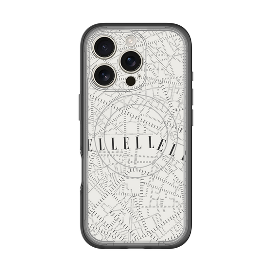 スリムプロテクションプレミアムケース with MagSafe［ ELLE - マップ ］