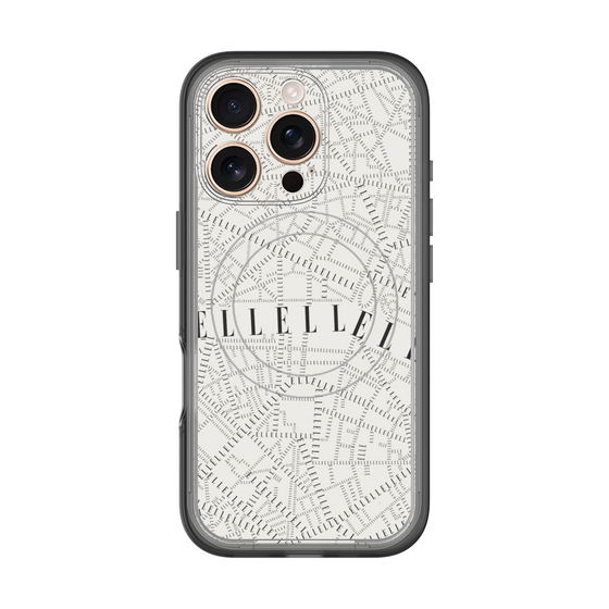 スリムプロテクションプレミアムケース with MagSafe［ ELLE - マップ ］