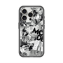 スリムプロテクションプレミアムケース with MagSafe［ ELLE - マガジン- モノクロ ］