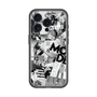 スリムプロテクションプレミアムケース with MagSafe［ ELLE - マガジン- モノクロ ］