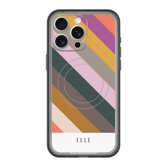 スリムプロテクションプレミアムケース with MagSafe［ ELLE - チック- オータム ］