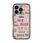 スリムプロテクションプレミアムケース with MagSafe［ ELLE - ミックスロゴ ］