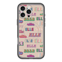 スリムプロテクションプレミアムケース with MagSafe［ ELLE - ミックスロゴ ］