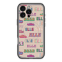 スリムプロテクションプレミアムケース with MagSafe［ ELLE - ミックスロゴ ］