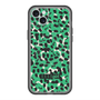 スリムプロテクションプレミアムケース with MagSafe［ ELLEgirl - レオパード - Green ］
