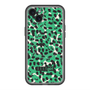 スリムプロテクションプレミアムケース with MagSafe［ ELLEgirl - レオパード - Green ］