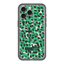 スリムプロテクションプレミアムケース with MagSafe［ ELLEgirl - レオパード - Green ］