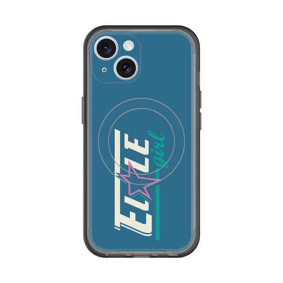 スリムプロテクションプレミアムケース with MagSafe［ ELLEgirl - レトロロゴ ］