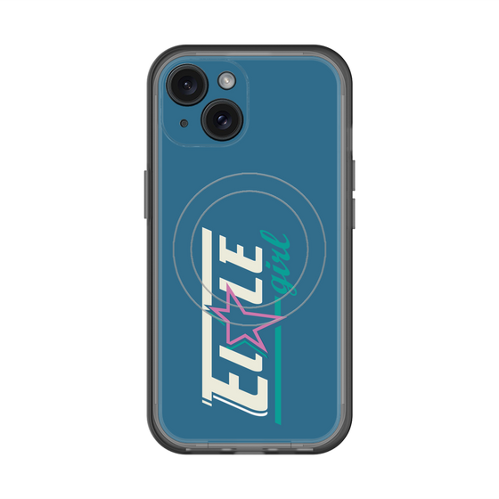 スリムプロテクションプレミアムケース with MagSafe［ ELLEgirl - レトロロゴ ］