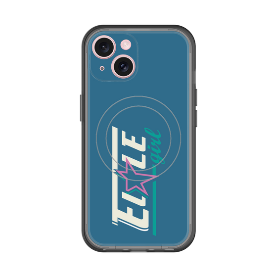 スリムプロテクションプレミアムケース with MagSafe［ ELLEgirl - レトロロゴ ］