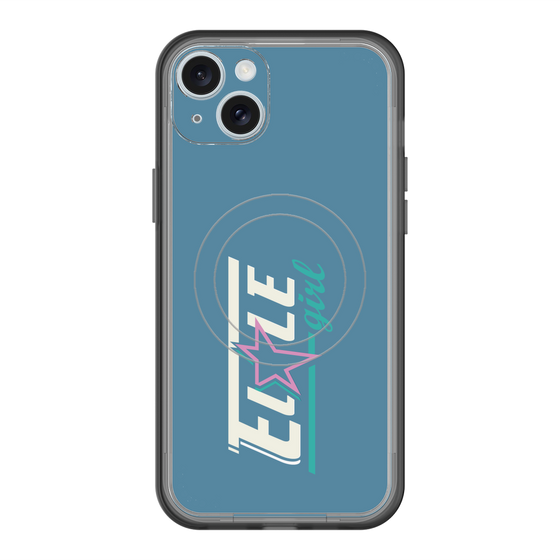 スリムプロテクションプレミアムケース with MagSafe［ ELLEgirl - レトロロゴ ］