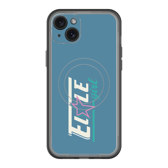 スリムプロテクションプレミアムケース with MagSafe［ ELLEgirl - レトロロゴ ］
