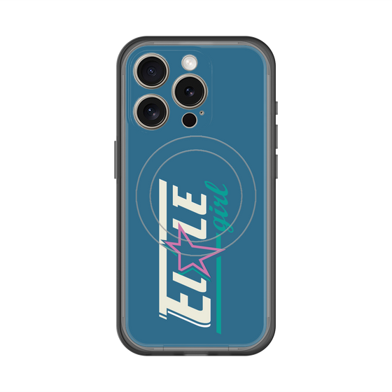 スリムプロテクションプレミアムケース with MagSafe［ ELLEgirl - レトロロゴ ］