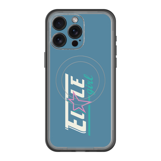 スリムプロテクションプレミアムケース with MagSafe［ ELLEgirl - レトロロゴ ］