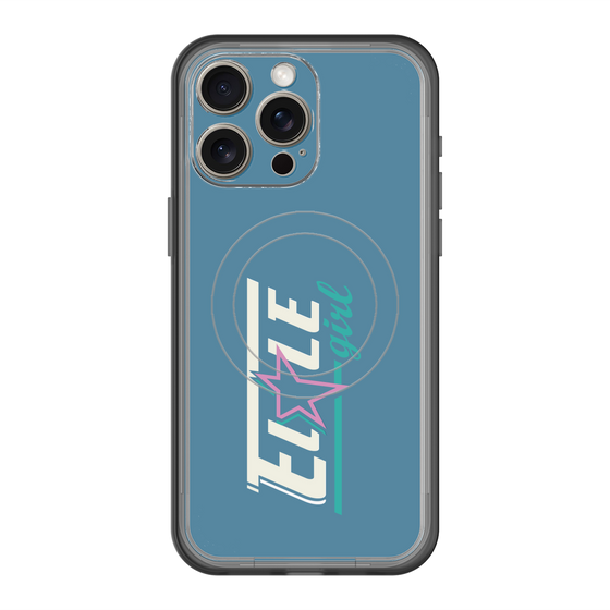 スリムプロテクションプレミアムケース with MagSafe［ ELLEgirl - レトロロゴ ］