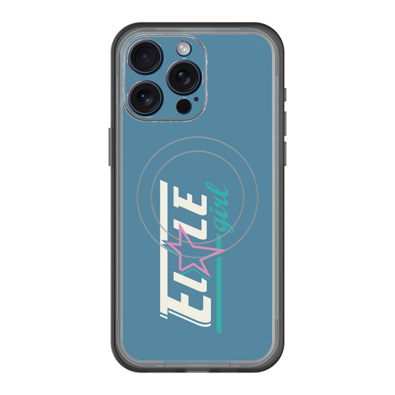 スリムプロテクションプレミアムケース with MagSafe［ ELLEgirl - レトロロゴ ］