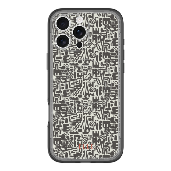 スリムプロテクションプレミアムケース with MagSafe［ ELLE - パリの街 ］
