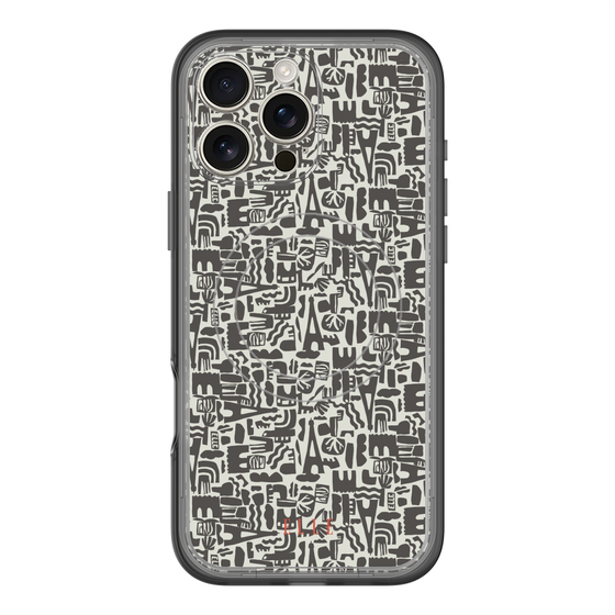 スリムプロテクションプレミアムケース with MagSafe［ ELLE - パリの街 ］