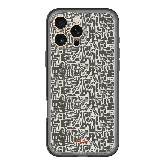 スリムプロテクションプレミアムケース with MagSafe［ ELLE - パリの街 ］
