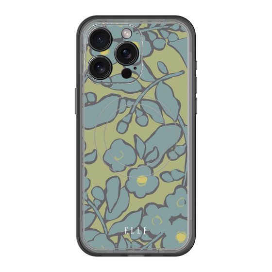 スリムプロテクションプレミアムケース with MagSafe［ ELLE - ボタニカル ］