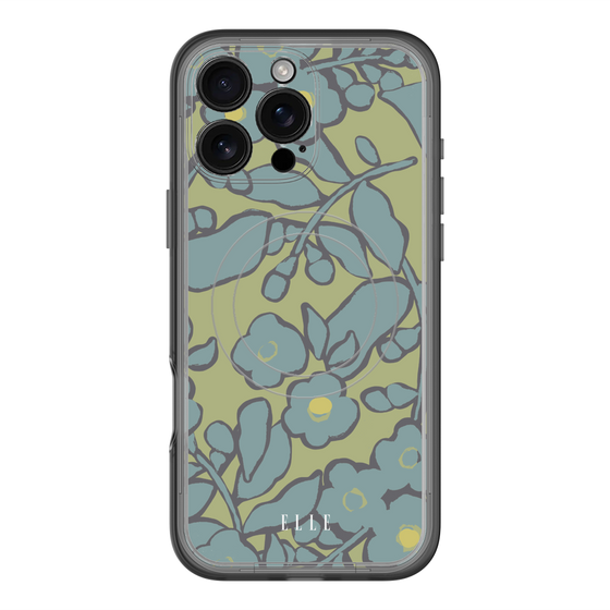 スリムプロテクションプレミアムケース with MagSafe［ ELLE - ボタニカル ］