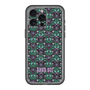 スリムプロテクションプレミアムケース with MagSafe［ ANNA SUI - バタフライハーツ - グリーン ］