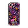 スリムプロテクションプレミアムケース with MagSafe［ ANNA SUI - ガーデンフワラー - マゼンタ ］