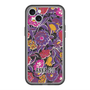 スリムプロテクションプレミアムケース with MagSafe［ ANNA SUI - ガーデンフワラー - マゼンタ ］