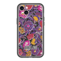 スリムプロテクションプレミアムケース with MagSafe［ ANNA SUI - ガーデンフワラー - マゼンタ ］