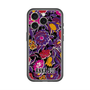 スリムプロテクションプレミアムケース with MagSafe［ ANNA SUI - ガーデンフワラー - マゼンタ ］