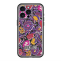 スリムプロテクションプレミアムケース with MagSafe［ ANNA SUI - ガーデンフワラー - マゼンタ ］