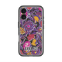 スリムプロテクションプレミアムケース with MagSafe［ ANNA SUI - ガーデンフワラー - マゼンタ ］