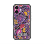 スリムプロテクションプレミアムケース with MagSafe［ ANNA SUI - ガーデンフワラー - マゼンタ ］