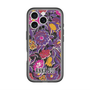 スリムプロテクションプレミアムケース with MagSafe［ ANNA SUI - ガーデンフワラー - マゼンタ ］